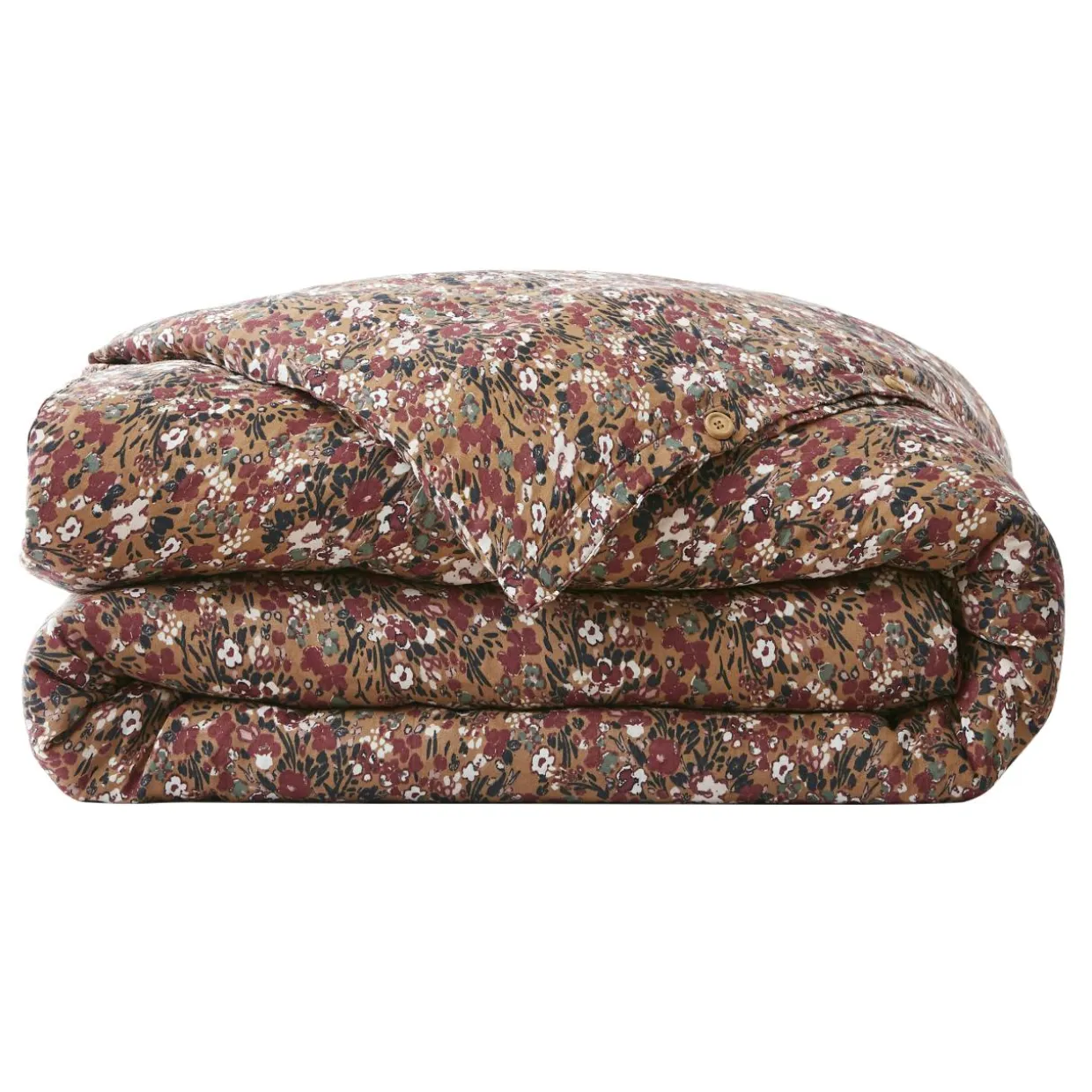 Housse de couette gaze de coton (260 x 240 cm) Constance Camel