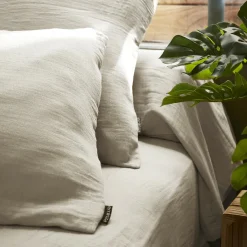 Housse de couette gaze de coton (240 x 220 cm) Gaïa Beige pampa