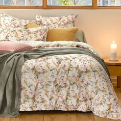 Housse de couette gaze de coton (240 x 220 cm) April Multicolore