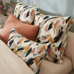 Housse de couette gaze de coton (260 x 240 cm) Mathilda Multicolore
