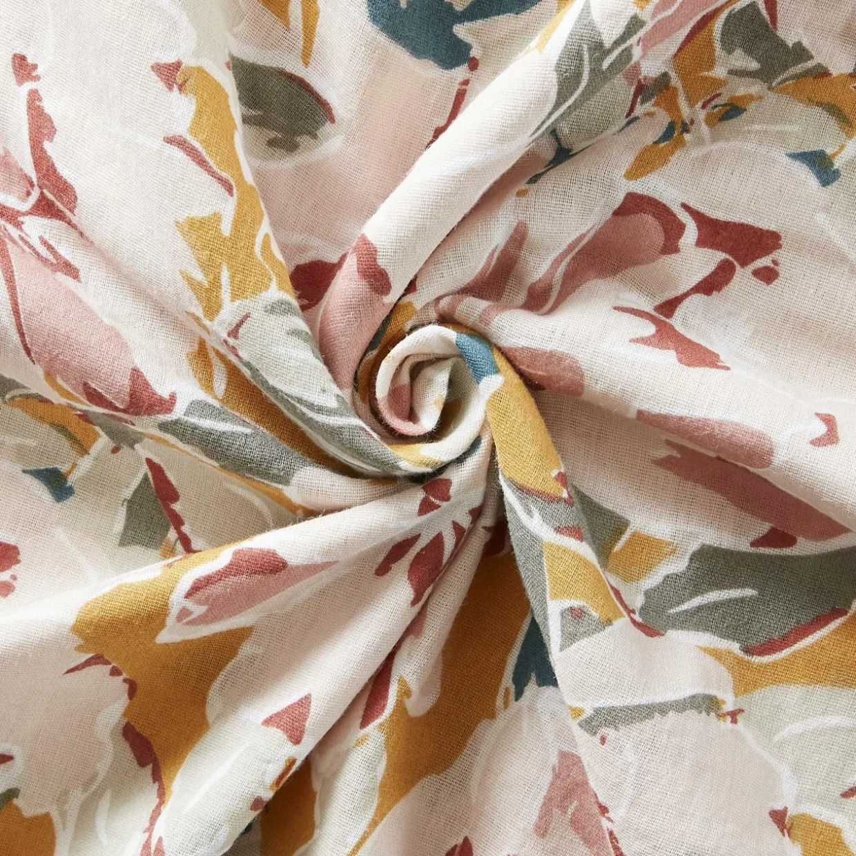 Housse de couette gaze de coton (260 x 240 cm) April Multicolore