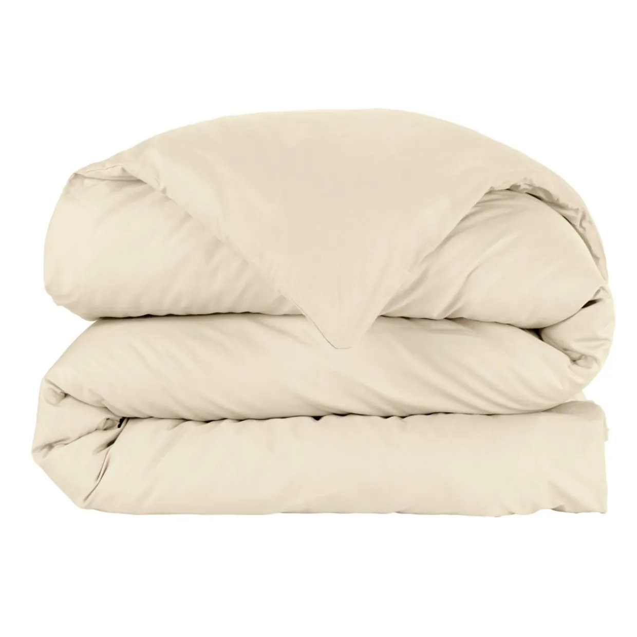 Housse de couette percale de coton (280 x 240 cm) Cali Beige