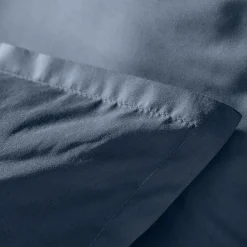 Housse de couette percale de coton (280 x 240 cm) Cali Bleu marine
