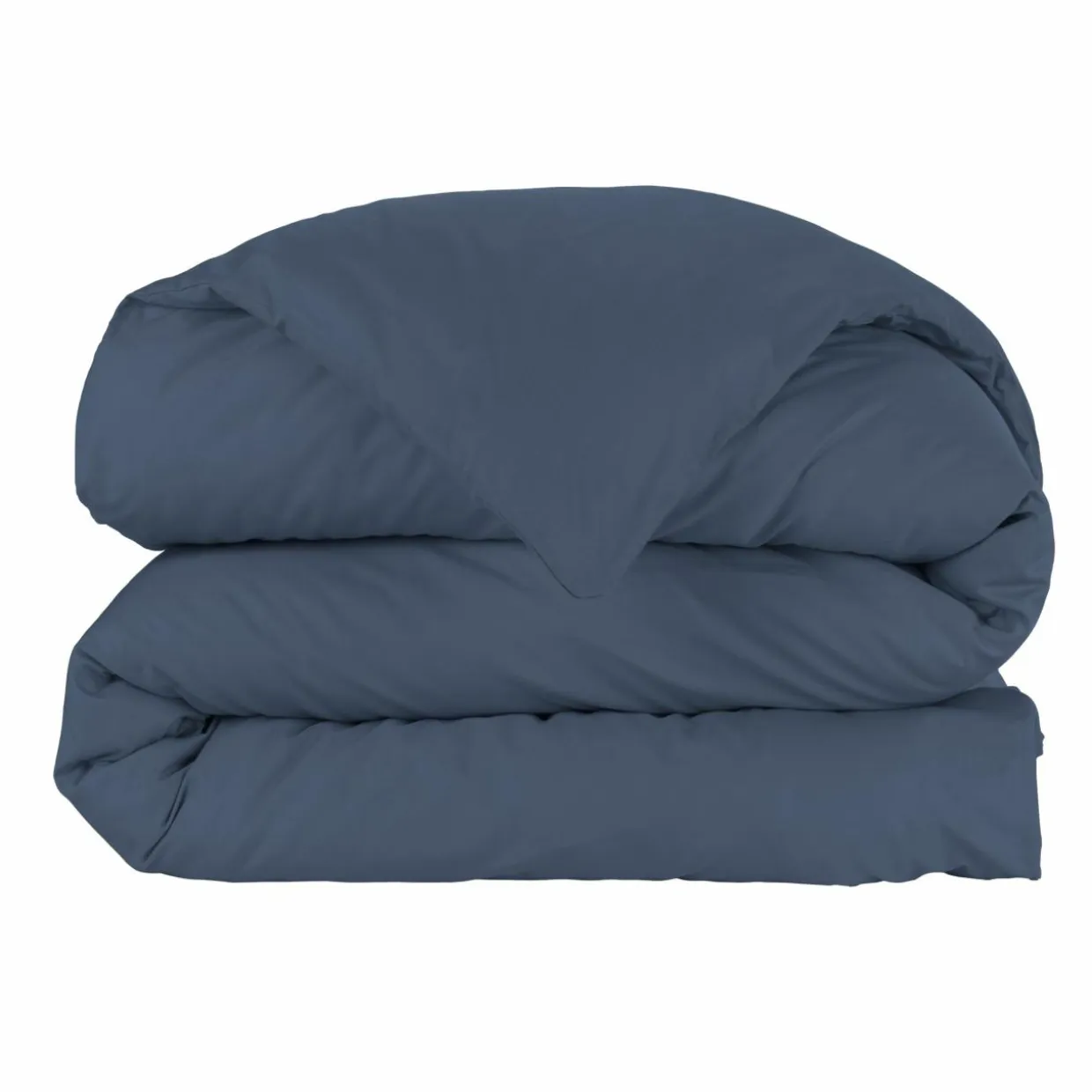 Housse de couette percale de coton (280 x 240 cm) Cali Bleu marine