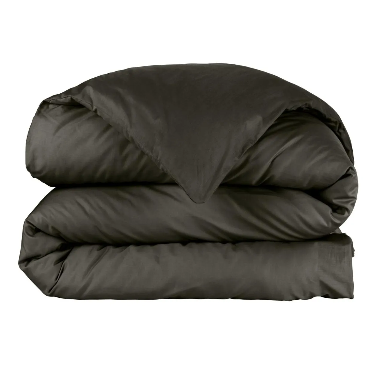 Housse de couette percale de coton (240 x 220 cm) Cali Noire