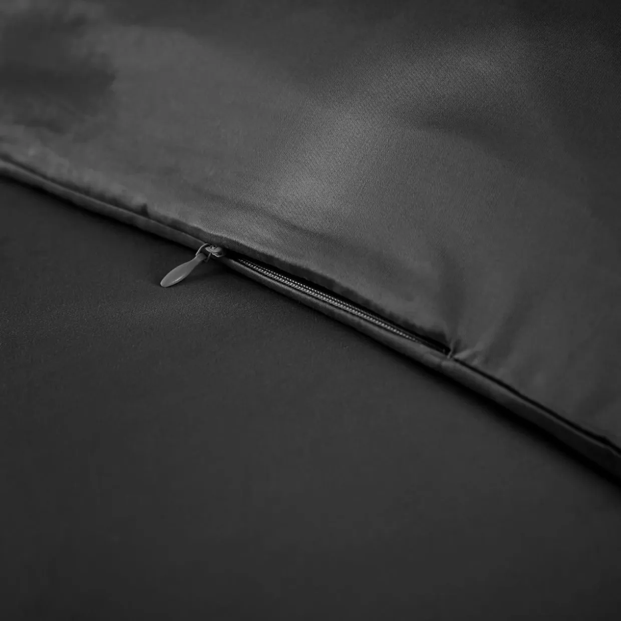 Housse de couette satin de bambou (240 x 220 cm) Sienna Noir