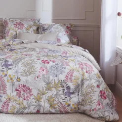 Housse de couette satin de coton (260 x 240 cm) Anaïs Multicolore