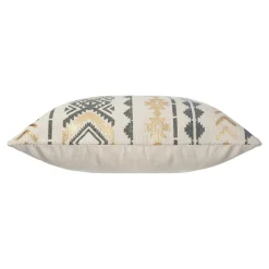 Housse de coussin carrée coton (40 x 40 cm) Etnik Gris