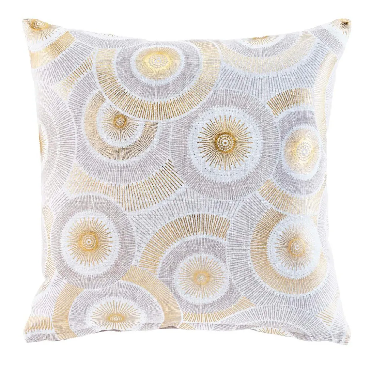 Housse de coussin carrée coton (40 x 40 cm) Eclipse Écru
