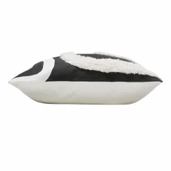Housse de coussin carrée coton (40 x 40 cm) Mirade Noire