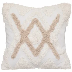 Housse de coussin carrée coton (40 x 40 cm) Rory Ivoire