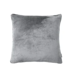 Housse de coussin carrée flanelle (45 x 45 cm) Didou Gris clair