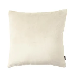 Housse de coussin carrée flanelle (60 x 60 cm) Didou Beige grège