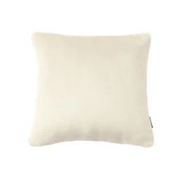 Housse de coussin carrée flanelle (45 x 45 cm) Didou Beige grège