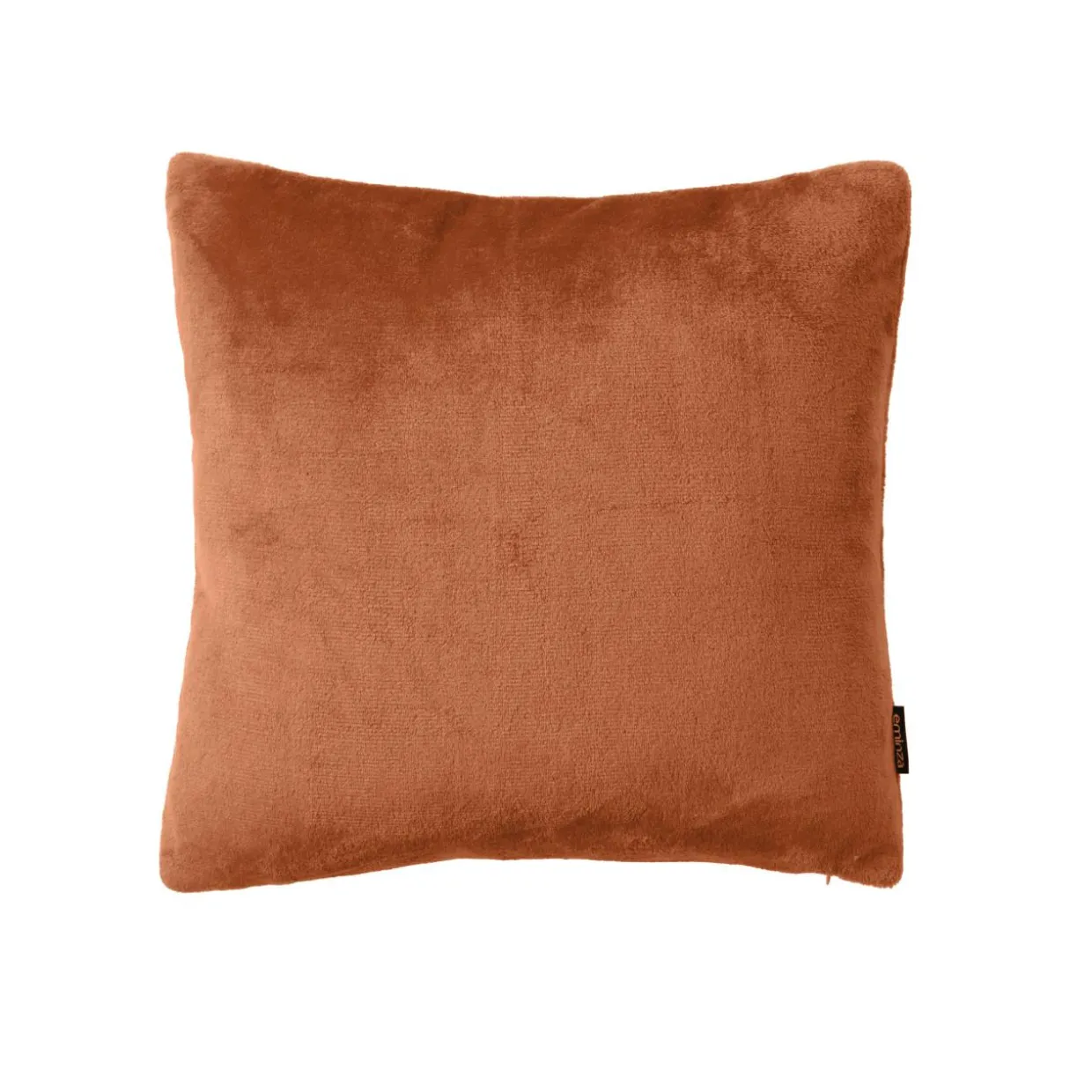 Housse de coussin carrée flanelle (45 x 45 cm) Didou Cuivre