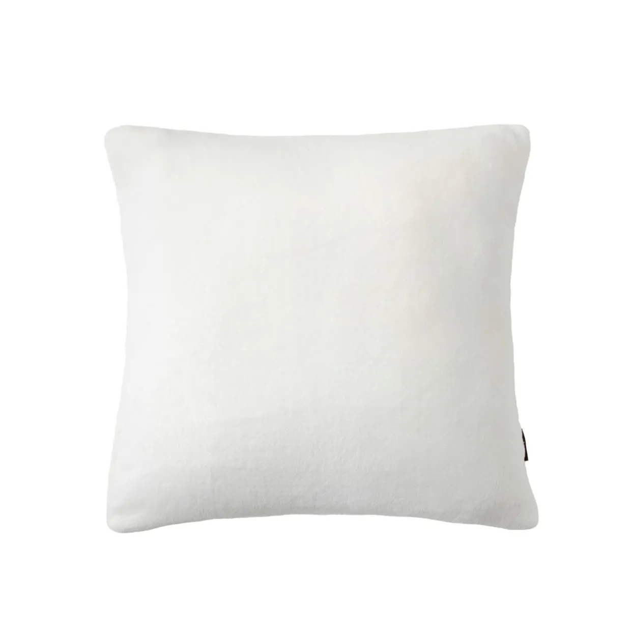Housse de coussin carrée flanelle (45 x 45 cm) Didou Ivoire