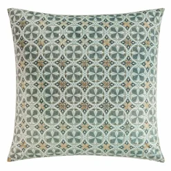 Housse de coussin carrée velours (60 cm) Joan Vert kaki