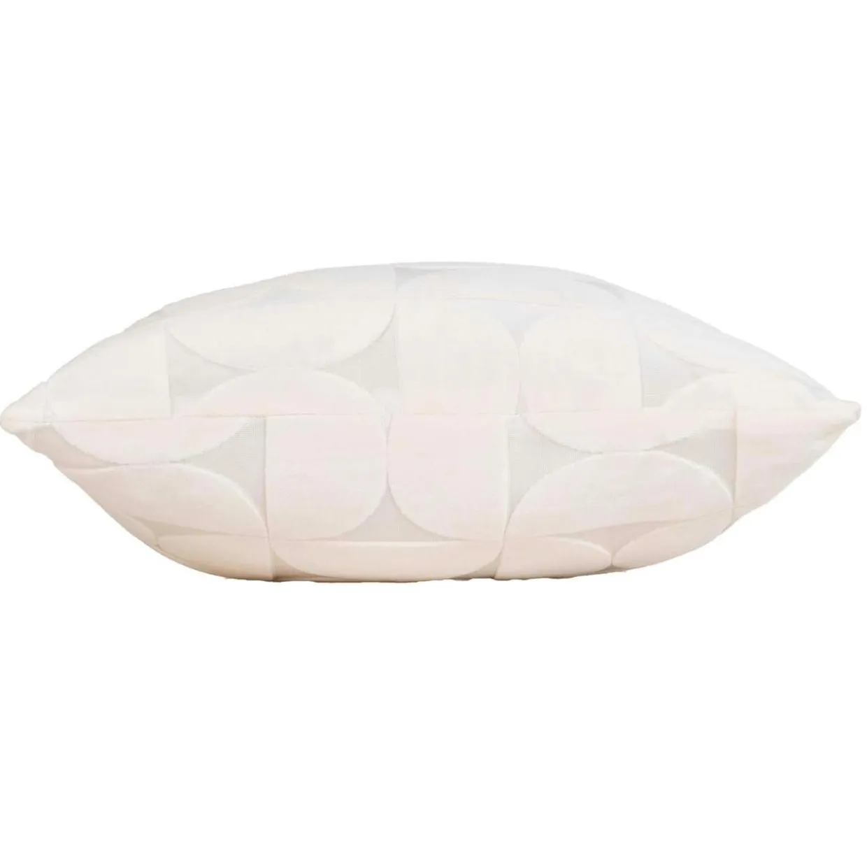 Housse de coussin carrée velours (40 x 40 cm) Curly Ecru