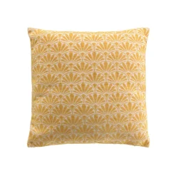 Housse de coussin carrée (40 x 40 cm) Echo Jaune ocre