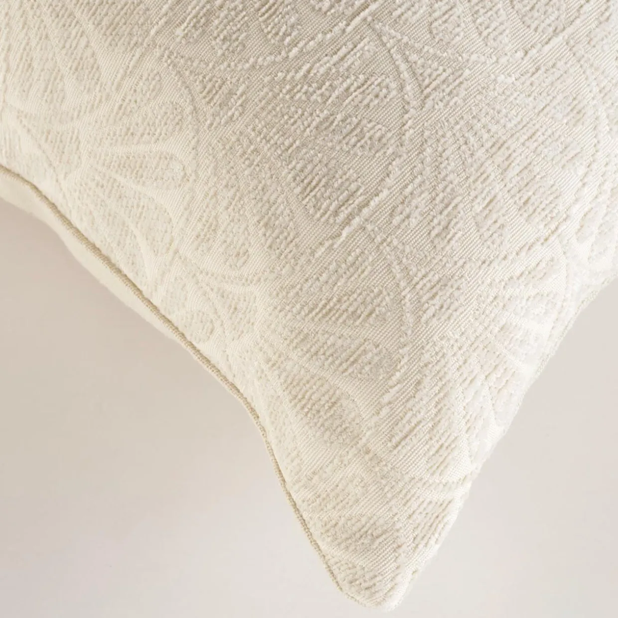 Housse de coussin carrée (40 x 40 cm) Echo Ecru