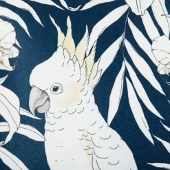 Housse de coussin carrée (40 x 40 cm) Tropical Bleue