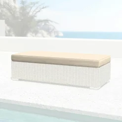 Housse de coussin de remplacement pour Banquette 2 places Palma Beige