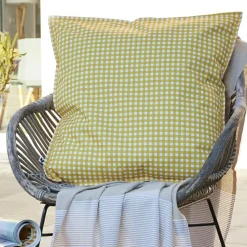 Housse de coussin extérieur carrée (60 x 60 cm) Vickie Jaune