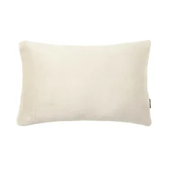 Housse de coussin rectangulaire flanelle (40 x 60 cm) Didou Beige grège