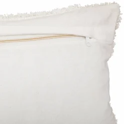 Housse de coussin rectangulaire coton (30 x 50 cm) Rory Ivoire