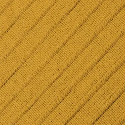 Housse de coussin rectangulaire coton tissé (30 x 50 cm) Léa Jaune safran