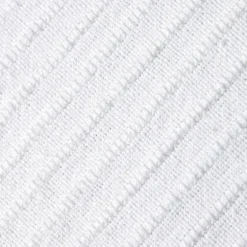 Housse de coussin rectangulaire coton tissé (30 x 50 cm) Léa Blanche