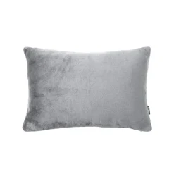 Housse de coussin rectangulaire flanelle (40 x 60 cm) Didou Gris clair