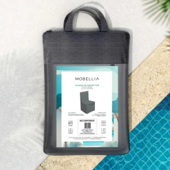 Housse de protection Imperméable pour Pile de Chaises (H80/120 cm) Gris