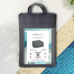 Housse de protection imperméable pour Canapé 2 places (136 x 77 cm) Amalfi Gris