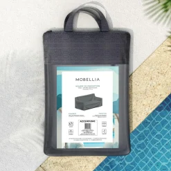 Housse de protection imperméable pour Canapé 2 places (153 x 86 cm) Elba Gris
