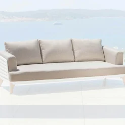 Housses de coussin de remplacement pour Canapé 3 places Monte Carlo Taupe