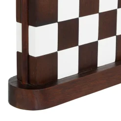 Jeu Damier Bois (27 x 28 cm) Twist Marron