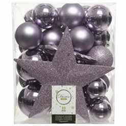 Kit de décoration de sapin de Noël Novae Lilas