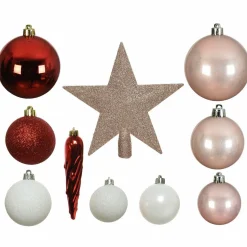 Kit de décoration de sapin de Noël Novae multi Rose poudré