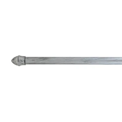 Kit de tringle extensible (85 à 135 cm) Bistrot Argent et noir