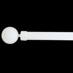 Kit de tringle extensible (L120 - L210 cm / D28 mm) Gaïa Blanc