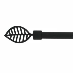 Kit de tringle extensible (L120 - L210 cm / D16 mm) Sevigne Noir mat