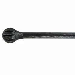 Kit de tringle extensible (L210 - L380 cm / D19 mm) Touch of zen Noir
