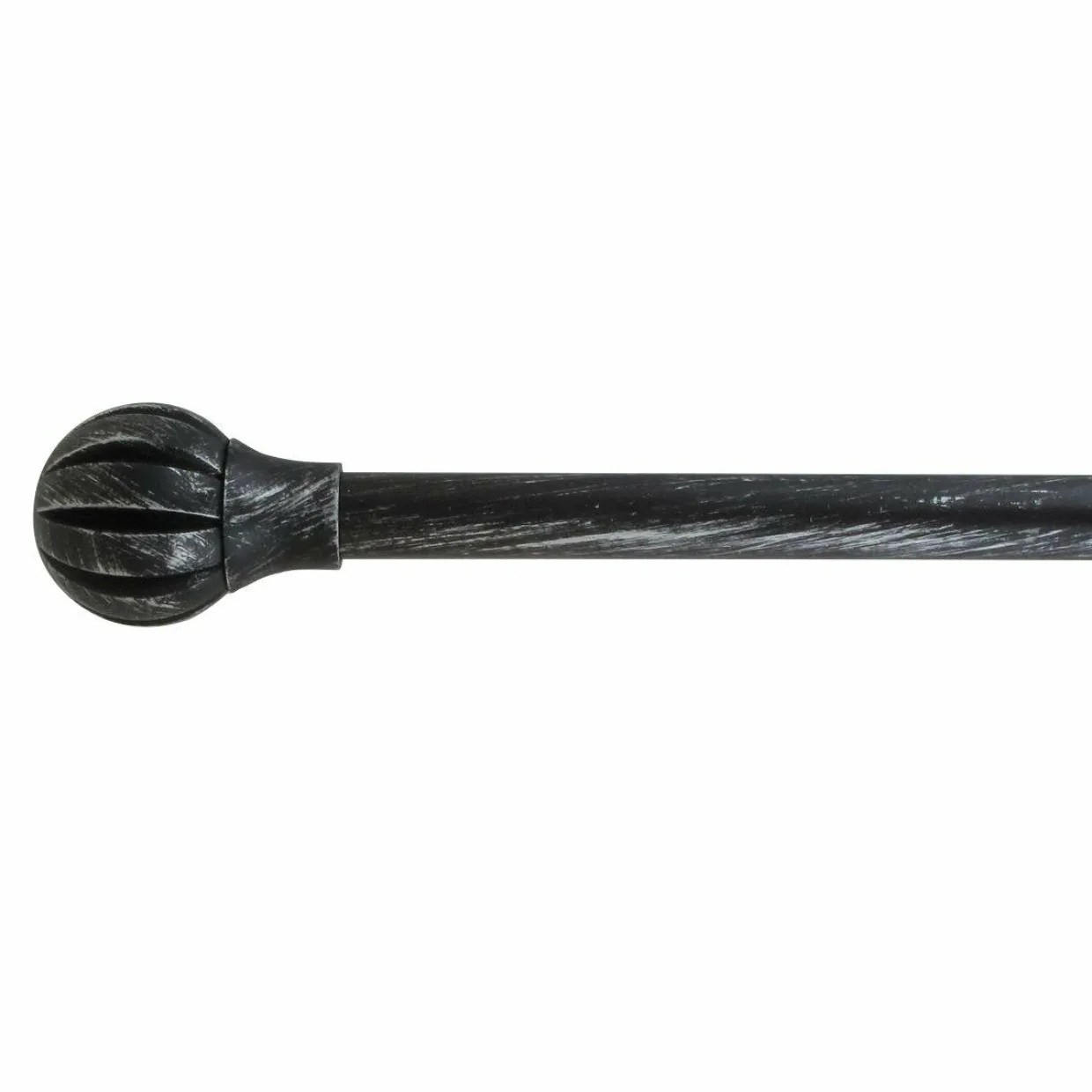 Kit de tringle extensible (L210 - L380 cm / D19 mm) Touch of zen Noir
