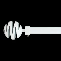 Kit de tringle extensible (L210 - L380 cm / D19 mm) Villalouise Blanc laqué