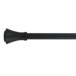 Kit de tringle extensible (L120 - L210 cm / D19 mm) Brasserie Noir mat