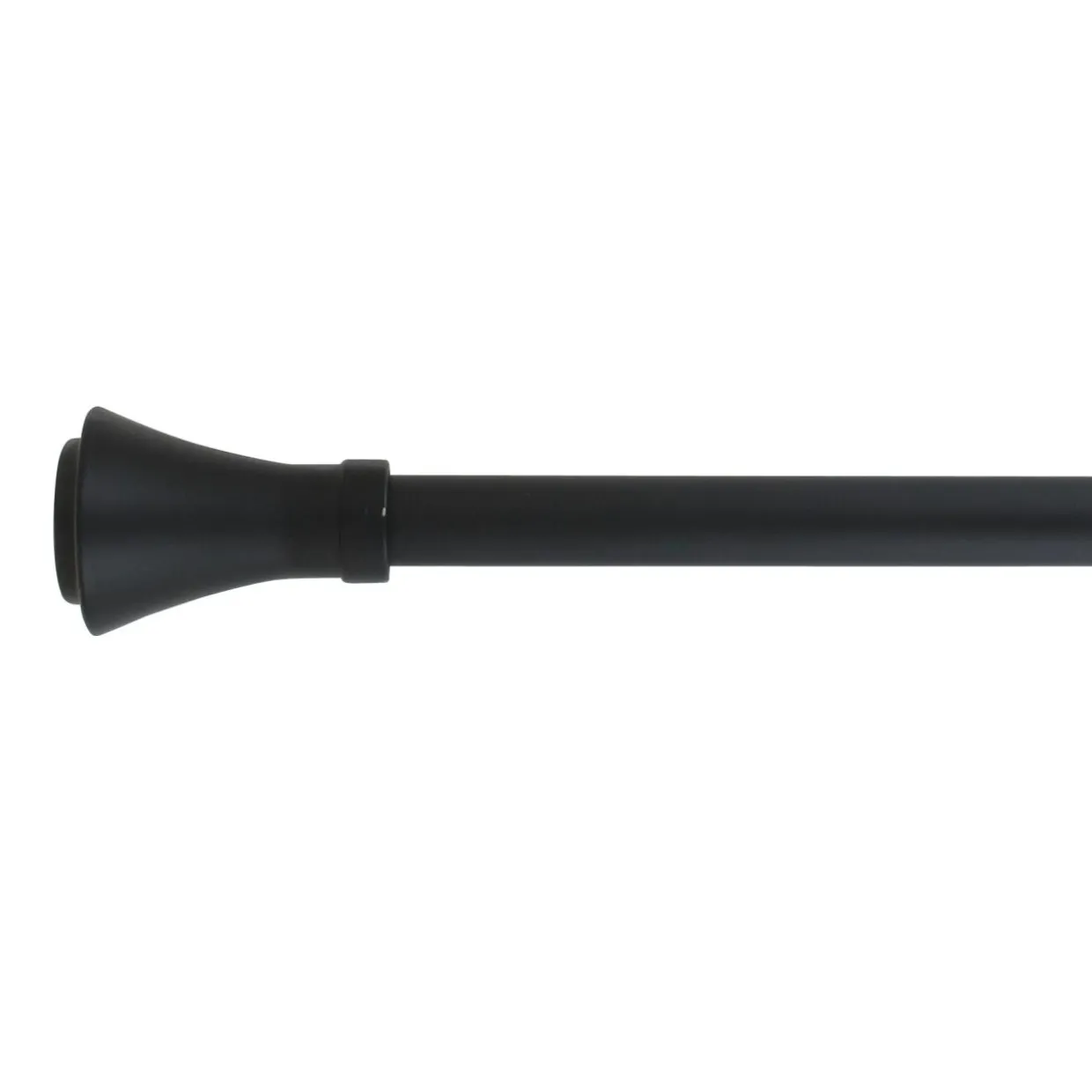 Kit de tringle extensible (L210 - L380 cm / D19 mm) Brasserie Noir Mat