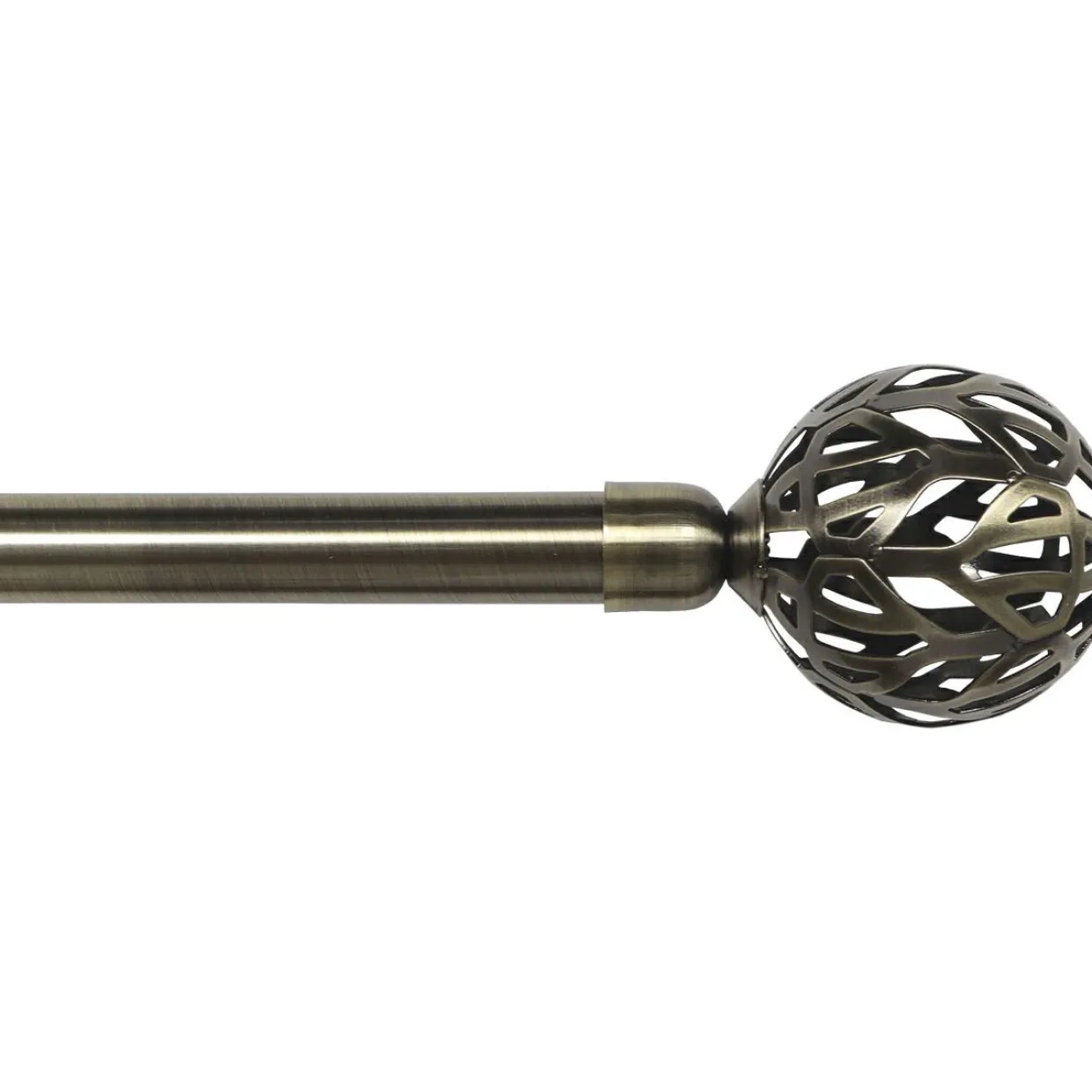 Kit de tringle rideau extensible (L120 - L210 cm / D19 mm) Retro Bronze