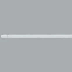 Kit de 2 tringles extensibles ovales ( 30 à 40 cm) Blanc