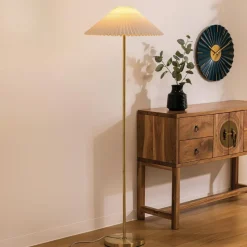 Lampadaire en métal (H150 cm) Jil or